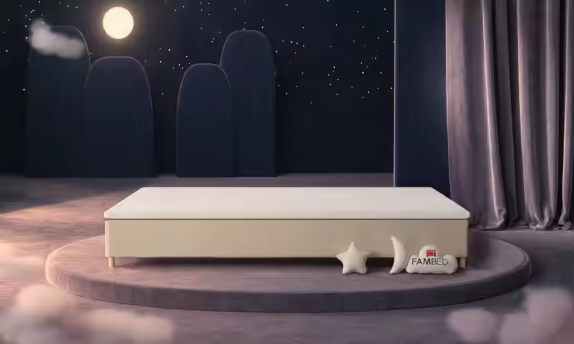 FAMBED Familienbett in beige, 350 × 200 cm, ohne Kopfteil