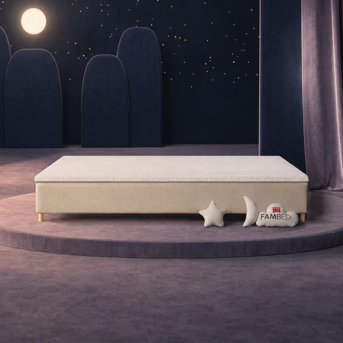 FAMBED family bed 320 × 200 cm · Beige
